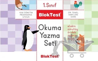 Bloktest 1. Sınıf Okuma Yazma Seti – Kolektif – Tudem Yayınları - Bayilik kitap kapağı
