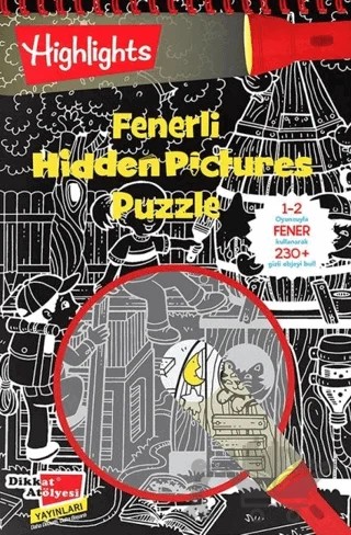 Fenerli Hidden Pictures Puzzles – Kolektif – Dikkat Atölyesi Yayınları kitap kapağı