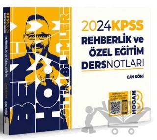 KPSS Eğitim Bilimleri Rehberlik ve Özel Eğitim Video Ders Notları – Can Köni – Benim Hocam Yayınları kitap kapağı