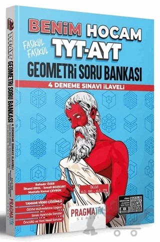 2022 TYT-AYT Geometri Soru Bankası 4 Deneme Sınavı İlaveli Pragmatik Serisi – Kolektif – Benim Hocam Yayınları kitap kapağı