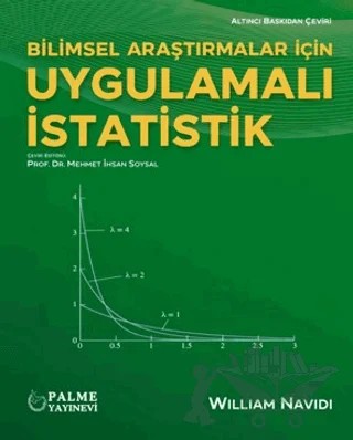 Bilimsel Araştırmalar için Uygulamalı İstatistik – William Navidi – Palme Yayıncılık kitap kapağı