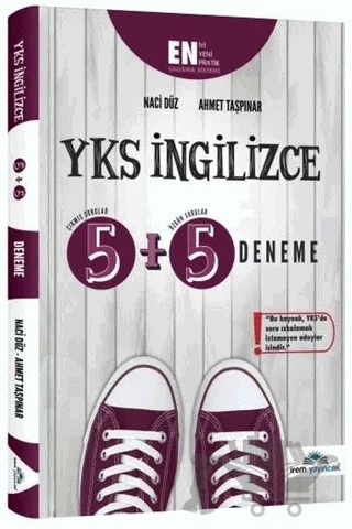 YKS İngilizce 5+5 Deneme – Ahmet Taşpınar – İrem Yayıncılık kitap kapağı