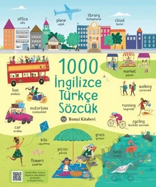 1000 İngilizce Türkçe Sözcük – Kolektif – Remzi Kitabevi kitap kapağı