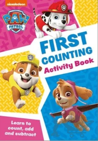 Paw Patrol First Counting Activity Book – Collins – Nickelodeon kitap kapağı