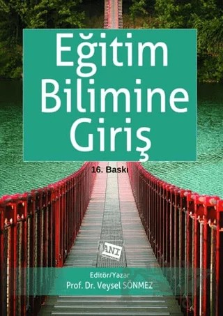 Eğitim Bilimine Giriş – Veysel Sönmez – Anı Yayıncılık kitap kapağı