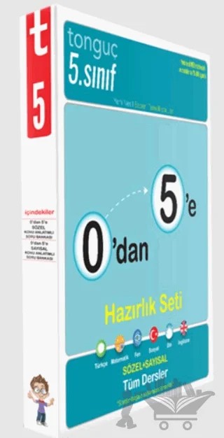 0'dan 5'e Konu Anlatımlı Soru Bankası Seti – Kolektif – Tonguç Akademi kitap kapağı