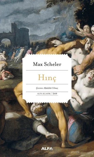 Hınç – Max Scheler – Alfa Yayınları kitap kapağı