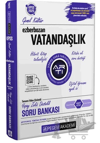 2025 Ezberbozan KPSS Genel Yetenek Genel Kültür Vatandaşlık Soru Bankası – Kolektif – Pegem Akademi Yayıncılık kitap kapağı