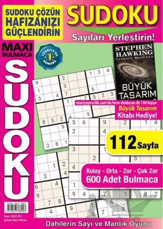 Maxi Bulmaca Sudoku 5 – Kolektif – Maxi Yayıncılık kitap kapağı