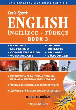 Let’s Speak English Book 3 – B. Orhan Doğan – Beşir Kitabevi kitap kapağı