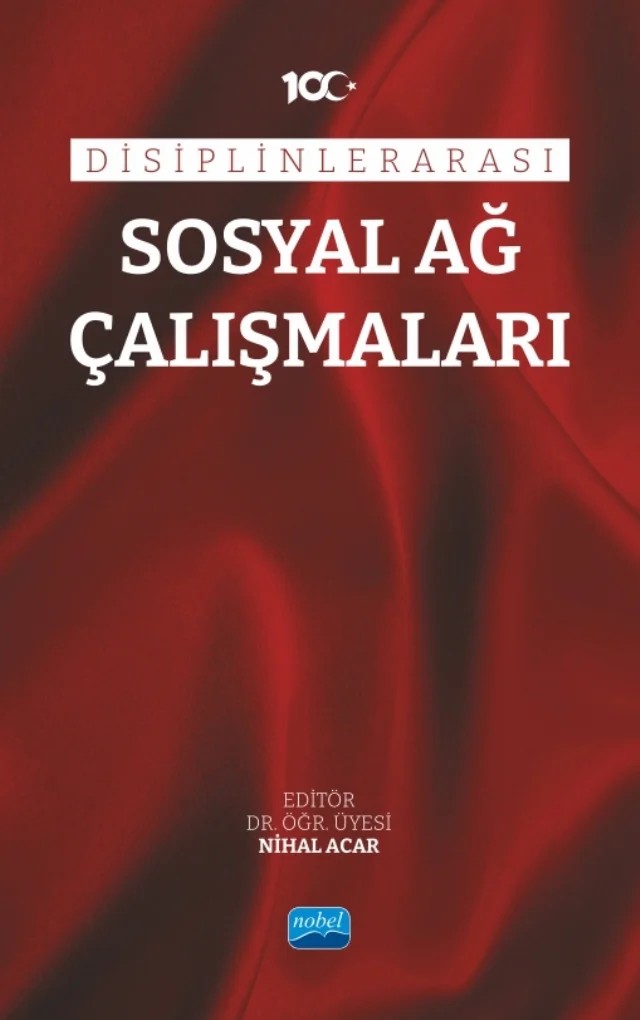 Disiplinlerarası Sosyal Ağ Çalışmaları – Bekir Gökhan Doğan, Evrim Yıldız, İlkay Burak Taşkıran, Meral Yılmaz, Mikail Batu, Neslihan Aybike Hökelekli, Selim Çam – Nobel Akademik Yayıncılık kitap kapağı