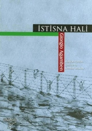 İstisna Hali – Giorgio Agamben – Otonom Yayıncılık kitap kapağı