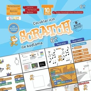 Çocuklar İçin Scratch İle Kodlama – Bager Akbay, Hakan Ataş – Abaküs Kitap kitap kapağı