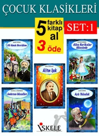 Çocuk Klasikleri Set: 1 (5 Kitap Takım) – Kolektif – İskele Yayıncılık kitap kapağı