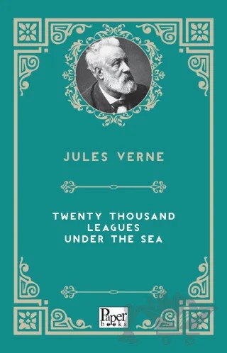 Twenty Thousand Leagues Under The Sea – Jules Verne – Paper Books kitap kapağı