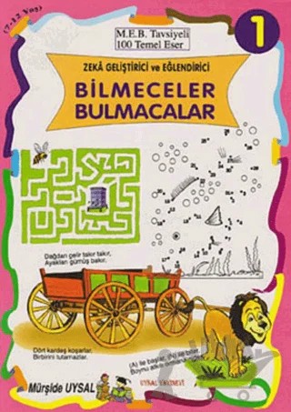 Zeka Geliştirici ve Eğlendirici Bilmeceler Bulmacalar (10 Kitap Takım) – Mürşide Uysal – Uysal Yayınevi kitap kapağı
