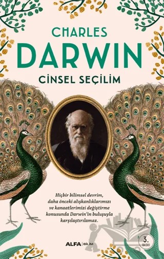 Cinsel Seçilim – Charles Darwin – Alfa Yayınları kitap kapağı