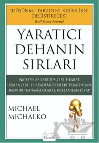 Yaratıcı Dehanın Sırları – Michael Michalko – Koridor Yayıncılık kitap kapağı
