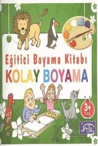 Eğitici Boyama Kitabı - Kolay Boyama – Kolektif – Parıltı Yayınları kitap kapağı