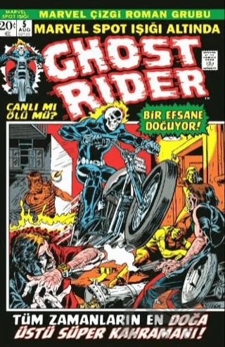 Marvel Spot Işığı Altında Ghost Rider – Gary Friedrich – Presstij Kitap kitap kapağı