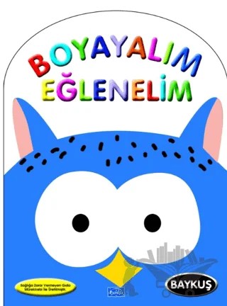 Boyayalım Eğlenelim Baykuş – Kolektif – Parıltı Yayınları kitap kapağı