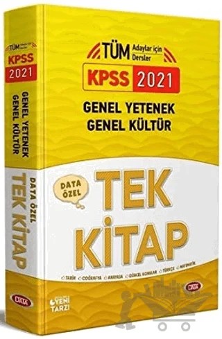 2021 KPSS Genel Yetenek-Genel Kültür Özel Tek Kitap – Kolektif – Data Yayınları kitap kapağı