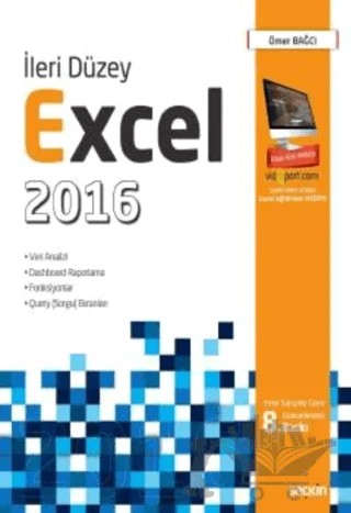 İleri Düzey Excel 2016 – Ömer Bağcı – Seçkin Yayıncılık kitap kapağı