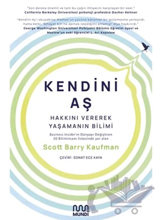 Kendini Aş – Scott Barry Kaufman – Mundi kitap kapağı