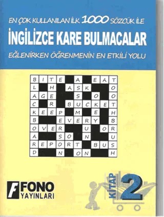 İngilizce Kare Bulmacalar 2. Kitap – Kolektif – Fono Yayınları kitap kapağı