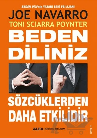 Beden Diliniz Sözcüklerden Daha Etkilidir – Joe Navarro – Alfa Yayınları kitap kapağı
