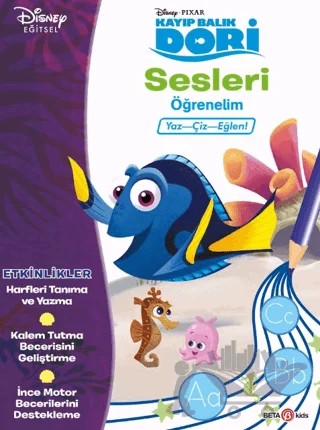 Disney Eğitsel Dori Sesleri Öğrenelim – Gökçe Demir – Beta Kids kitap kapağı