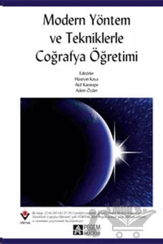 Modern Yöntem ve Tekniklerle Coğrafya Öğretimi – Hüseyin Kaya – Pegem Akademi Yayıncılık kitap kapağı