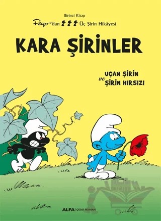 Kara Şirinler - Uçan Şirin ve Şirin Hırsızı – Kolektif – Alfa Yayınları kitap kapağı