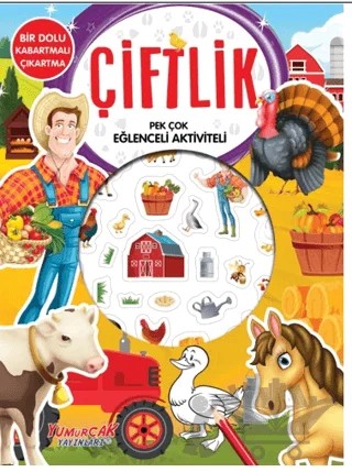 Çiftlik - Pek Çok Eğlenceli Aktiviteli – Kolektif – Yumurcak Yayınları kitap kapağı