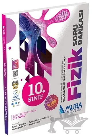 10. Sınıf Fizik Soru Bankası – Evren Coşkun, Tuncay Gökmen Palulu, Mehmet Çiçen, Ferhat Yıldız – Muba Yayınları kitap kapağı