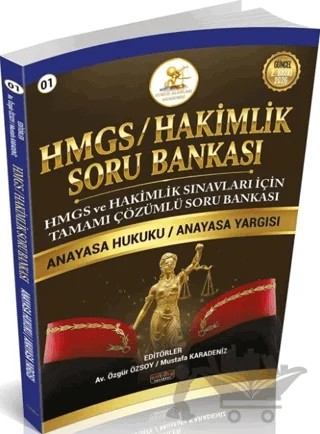 2026 HMGS Hakimlik Anayasa Hukuku Anayasa Yargısı Soru Bankası – Mustafa Karadeniz, Özgür Özsoy – Savaş Yayınevi kitap kapağı
