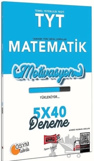 Motivasyon TYT Matematik 5x40 Deneme – Ahmed Numan Arslan – Yargı Yayınevi kitap kapağı
