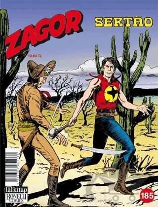Zagor Sayı: 185 - Sertao – Lal Kitap kitap kapağı