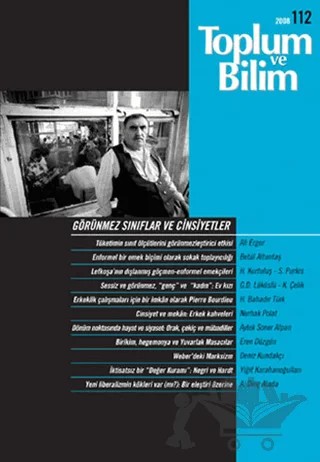 Toplum ve Bilim Sayı: 112 Görünmez Sınıflar ve Cinsiyetler – Birikim Yayınları kitap kapağı