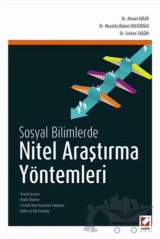 Nitel Araştırma Yöntemleri – Ahmet Güler, Mustafa Bülent Halıcıoğlu, Serkan Taşğın – Seçkin Yayıncılık kitap kapağı