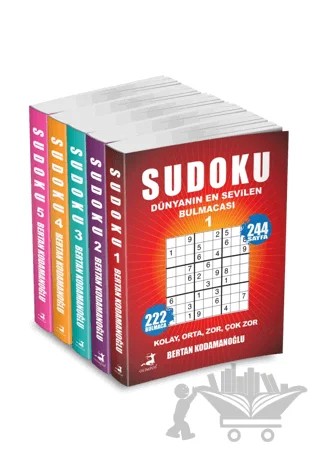 Sudoku 5 Kitap Set – Bertan Kodamanoğlu – Olimpos Yayınları kitap kapağı