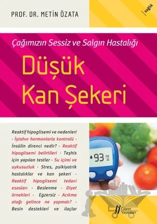 Düşük Kan Şekeri – Metin Özata – Gürer Yayınları kitap kapağı