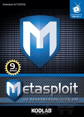 Metasploit ve Penetrasyon Testleri – Abdulaziz Altuntaş – Kodlab Yayın Dağıtım kitap kapağı