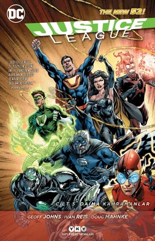 Justice League Cilt 5 - Daima Kahramanlar – David Finch, Geoff Johns – Yapı Kredi Yayınları kitap kapağı