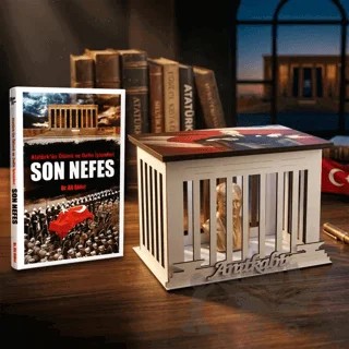 Anılarla Atatürk ve Atatürk Büstlü Ahşap Anıtkabir Işıklı Maket – Ali Güler – Halk Kitabevi kitap kapağı