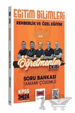 KPSS Eğitim Bilimleri Öğretmenler Ekibi Rehberlik ve Özel Eğitim Tamamı Çözümlü Soru Bankası – Selim Sırrı Atay – Yargı Yayınevi kitap kapağı
