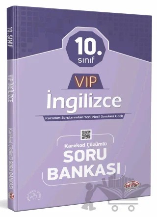 10. Sınıf VIP İngilizce Soru Bankası – Kolektif – Editör Yayınevi kitap kapağı