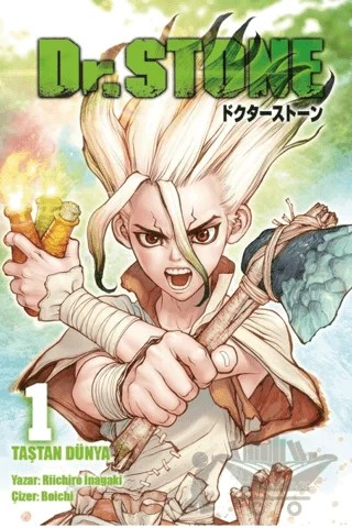 Dr. Stone - Cilt 1 – Riichiro Inagaki – Kayıp Kıta Yayınları kitap kapağı