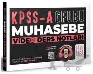 KPSS A Grubu Muhasebe Video Ders Notları – Hüseyin Bingöl – Benim Hocam Yayınları kitap kapağı