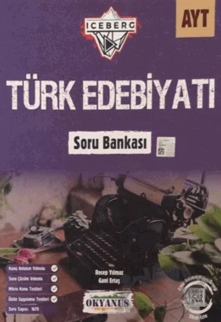 AYT Iceberg Türk Edebiyatı Soru Bankası – Metin Kirazlı – Okyanus Yayınları kitap kapağı